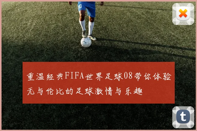 重温经典FIFA世界足球08带你体验无与伦比的足球激情与乐趣